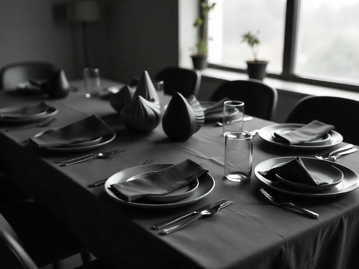 Elegant bordsdekor för firmaevent från Secureelegant